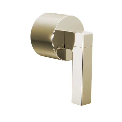 [BRI-HL6622-PN] Brizo HL6622-PN Frank Lloyd Wright Sensori Thermostatic Valve Trim Handle Kit Brilliance Polished Nickel