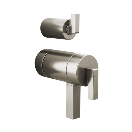 [BRI-HL7522-NK] Brizo HL7522-NK Frank Lloyd Wright Integrated Diverter Trim Lever Handle Kit Brilliance Luxe Nickel