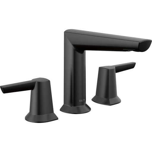 [DEL-3571-BLMPU-DST] Delta 3571-BLMPU-DST Two Handle Widespread Bathroom Faucet Matte Black