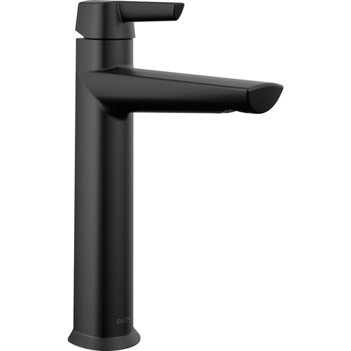 [DEL-671-BL-DST] Delta 671-BL-DST Galeon Single Handle Mid-Height Bathroom Faucet Matte Black
