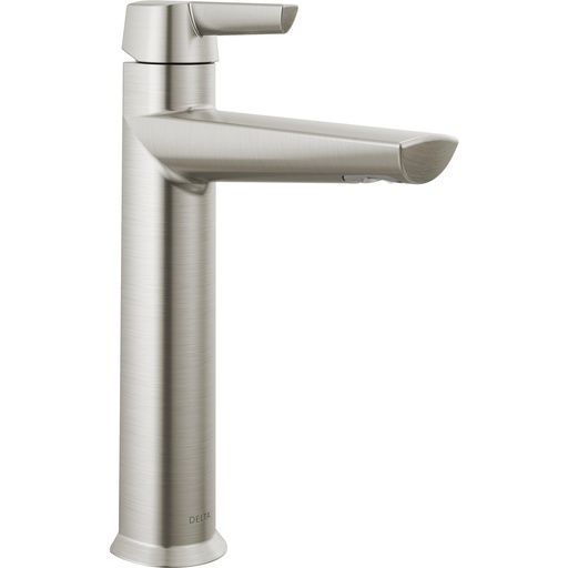 [DEL-671-SS-PR-DST] Delta 671-SS-PR-DST Galeon Single Handle Mid-Height Bathroom Faucet Stainless