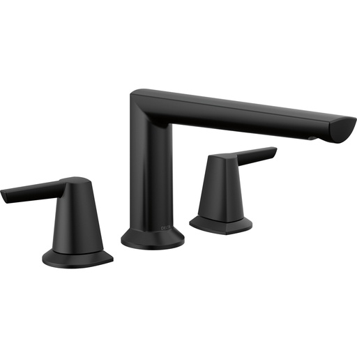 [DEL-T2771-BL] Delta T2771-BL Galeon 3-Hole Roman Tub Trim Matte Black