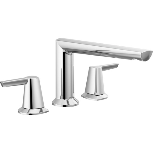 [DEL-T2771-PR] Delta T2771-PR Galeon 3-Hole Roman Tub Trim Lumicoat Chrome