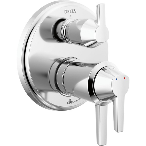 [DEL-T27T871-PR] Delta T27T871-PR Galeon 17T S Integrated Diverter Trim 3-Setting Lumicoat Chrome