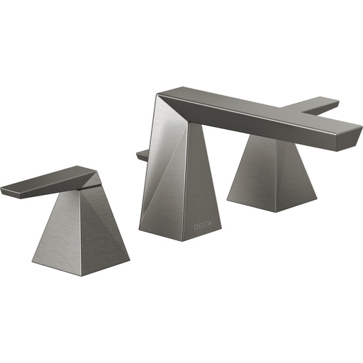 [DEL-35543-KS-PR-MPU-DST] Delta 35543-KS-PR-MPU-DST Two Handle Widespread Bathroom Faucet Black Stainless