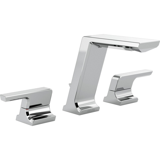 [DEL-3599LF-PR-MPU] Delta 3599LF-PR-MPU Two-Handle Widespread Lavatory Faucet Chrome