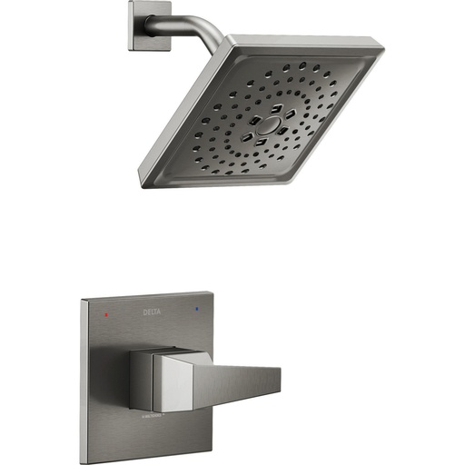 [DEL-T14243-KS-PR] Delta T14243-KS-PR Trillian Monitor 14 Series Shower Trim Lumicoat Black Stainless