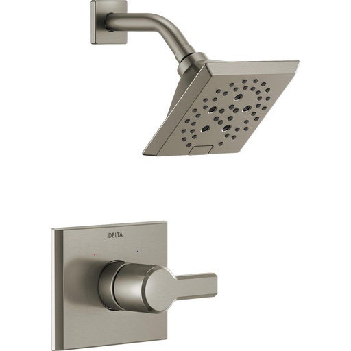 [DEL-T14299-SS-PR] Delta T14299-SS-PR Pivotal 14 Series H2Okinetic Shower Trim Lumicoat Stainless