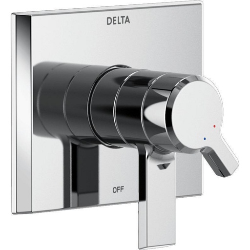 [DEL-T17099-PR] Delta T17099-PR Pivotal 17 Series Valve Only Trim Lumicoat Chrome