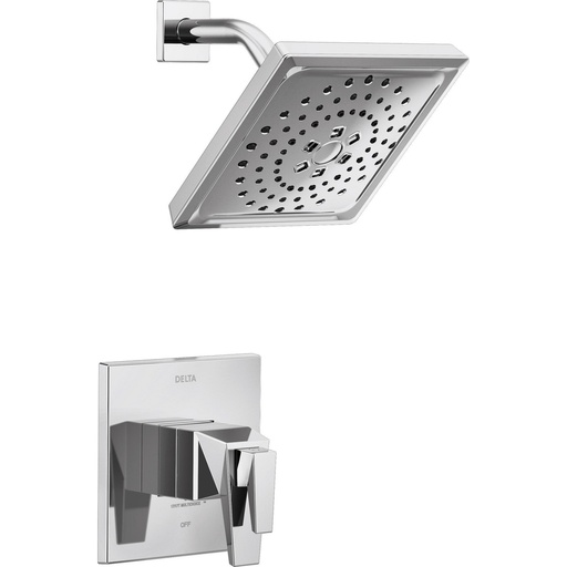 [DEL-T17T243-PR] Delta T17T243-PR Trillian 17T H2Okinetic Shower Only Trim Lumicoat Chrome