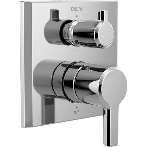 [DEL-T24999-PR] Delta T24999-PR Pivotal 14 Series Valve Trim with 6-Setting Lumicoat Chrome