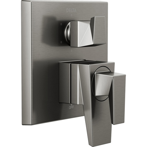 [DEL-T27943-KS-PR] Delta T27943-KS-PR Trillian 17 Series Valve Trim with 6-Setting Diverter Lumicoat Black Stainless