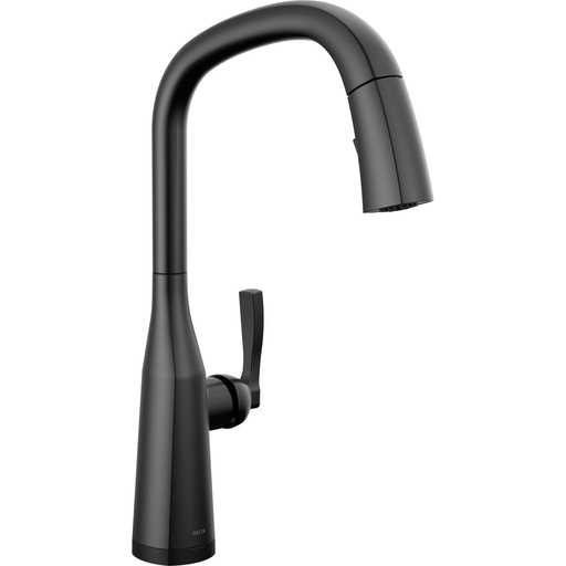 [DEL-9176T-BL-DST] Delta 9176T-BL-DST Stryke Pull Down Kitchen Faucet Touch2O Matte Black