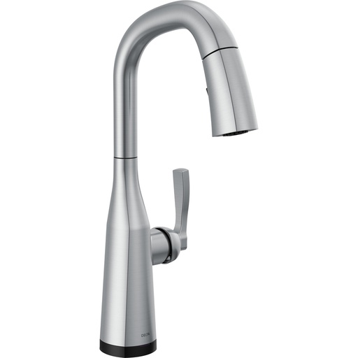 [DEL-9976T-AR-PR-DST] Delta 9976T-AR-PR-DST Stryke Touch2O Pull-Down Bar Prep Faucet Arctic Stainless