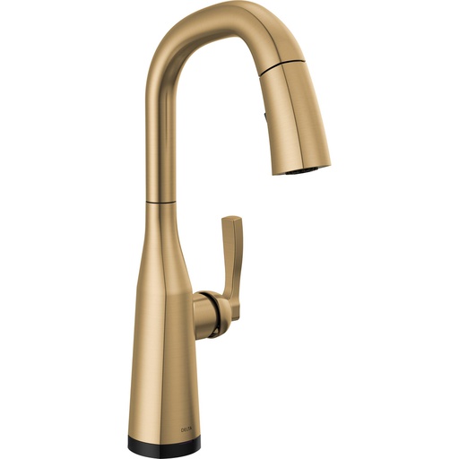[DEL-9976T-CZ-PR-DST] Delta 9976T-CZ-PR-DST Stryke Touch2O Pull-Down Bar Prep Faucet Champagne Bronze