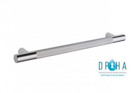 [KART-8289924K-33] Kartners 8289924K-33 Bath Grab Bar Round Knurled 24" Titanium