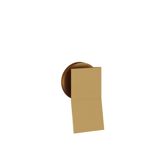 [AQB-19495BGD] Aquabrass 19495BGD Chicane Handle For Thermostatic Trim Set Brushed Gold