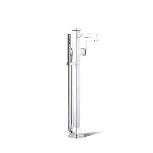 [KOH-T27408-4-CP] Kohler T27408-4-CP Riff Freestanding Bath Faucet Trim Polished Chrome