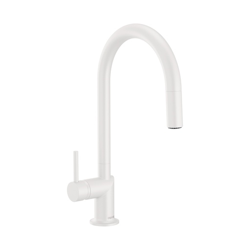 [BRI-63075LF-MWLHP] Brizo 63075LF-MWLHP Odin Arc Pull-Down Kitchen Faucet Less Handle Matte White