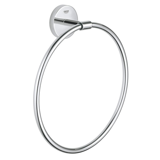 [GRO-40460001] Grohe 40460001 Bau Cosmopolitan 8" Towel Ring StarLight Chrome