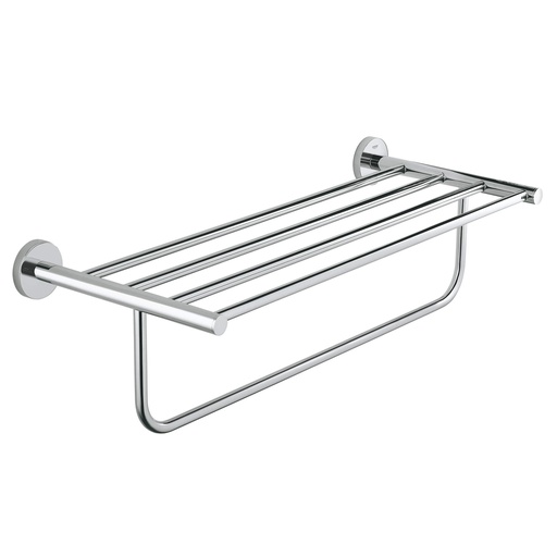 [GRO-40462001] Grohe 40462001 Bau Cosmopolitan 22 1/4" Multi-Towel Rack StarLight Chrome