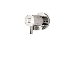 [AQB-01436PC] Aquabrass 1436 Waterways And Hook Round Waterway With Stop Valve Polished Chrome