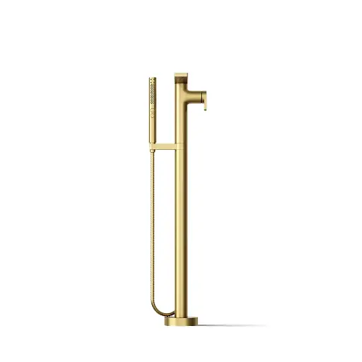 [KOH-T73087-4-2MB] Kohler T73087-4-2MB Composed Freestanding Bath Faucet Trim Vibrant Brushed Moderne Brass