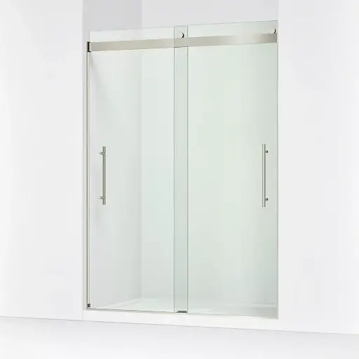 [KOH-702429-L-BNK] Kohler 702429-L-BNK Levity Plus 81" Frameless Sliding Shower Door Anodized Brushed Nickel