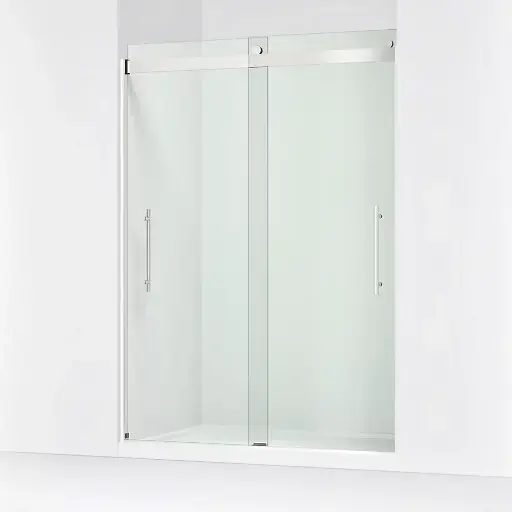 [KOH-702429-L-SHP] Kohler 702429-L-SHP Levity Plus 81" Frameless Sliding Shower Door Bright Polished Silver