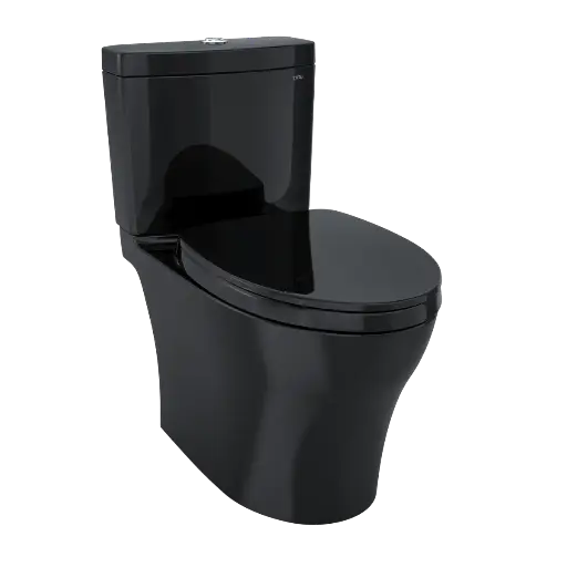 [TOTO-MS446124CEMFN#51] TOTO MS446124CEMFN#51 Aquia IV Two Piece Elongated Dual Flush Toilet Ebony