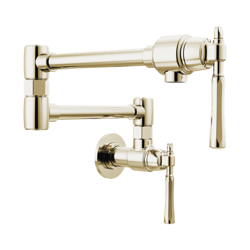 [BRI-62858LF-PN] Brizo 62858LF-PN Tulham Wall Mount Pot Filler Polished Nickel