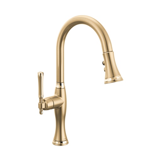 [BRI-63058LF-GLPG] Brizo 63058LF-GLPG Tulham Pull-Down Kitchen Faucet Luxe Gold Polished Gold