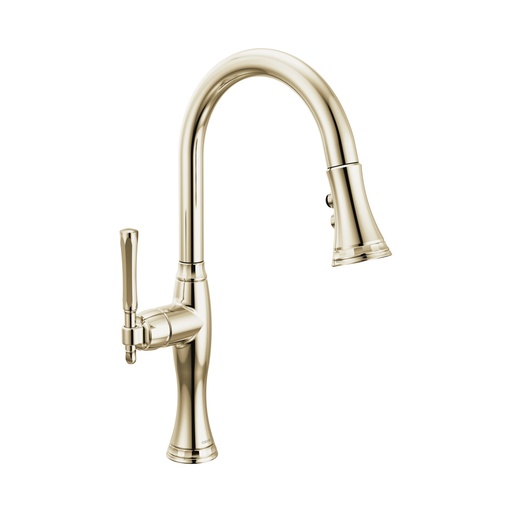 [BRI-63058LF-PN] Brizo 63058LF-PN Tulham Pull-Down Kitchen Faucet Polished Nickel