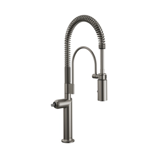 [BRI-63375LF-SLLHP] Brizo 63375LF-SLLHP Odin Semi-Professional Kitchen Faucet Less Handle Luxe Steel