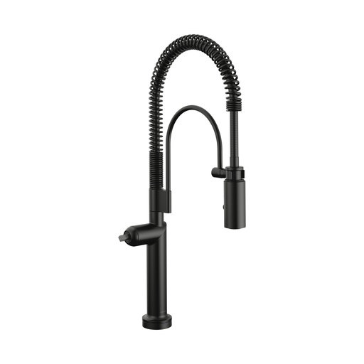 [BRI-64375LF-BLLHP] Brizo 64375LF-BLLHP Odin SmartTouch Semi-Professional Kitchen Faucet Less Handle Matte Black