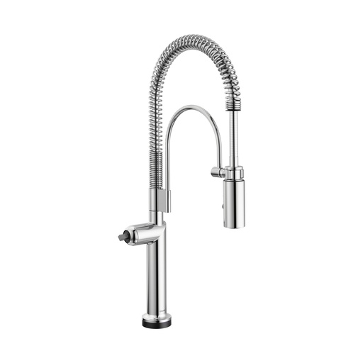 [BRI-64375LF-PCLHP] Brizo 64375LF-PCLHP Odin SmartTouch Semi-Professional Kitchen Faucet Less Handle Polished Chrome