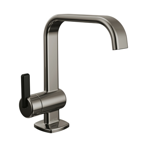 [BRI-65067LF-BNXBL-ECO] Brizo 65067LF-BNXBL-ECO Allaria Single Handle Lavatory Faucet Matte Black Black Onyx
