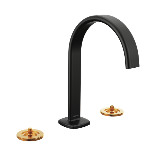 [BRI-65367LF-BLLHP-ECO] Brizo 65367LF-BLLHP-ECO Allaria Widespread Lavatory Faucet Less Handles Matte Black