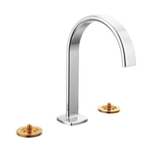 [BRI-65367LF-PCLHP-ECO] Brizo 65367LF-PCLHP-ECO Allaria Widespread Lavatory Faucet Less Handles Polished Chrome