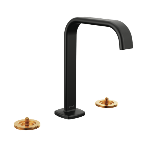 [BRI-65368LF-BLLHP-ECO] Brizo 65368LF-BLLHP-ECO Allaria Widespread Lavatory Faucet Less Handles Matte Black
