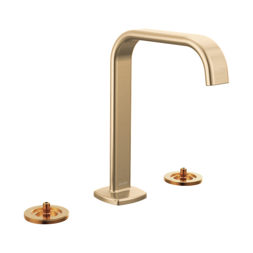 [BRI-65368LF-GLLHP-ECO] Brizo 65368LF-GLLHP-ECO Allaria Widespread Lavatory Faucet Less Handles Brilliance Luxe Gold