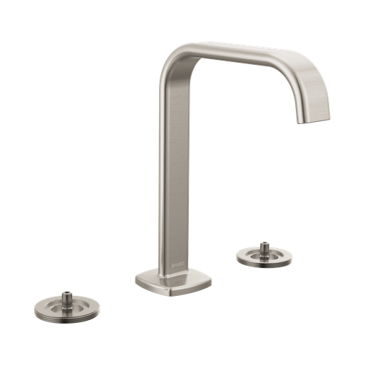 [BRI-65368LF-NKLHP-ECO] Brizo 65368LF-NKLHP-ECO Allaria Widespread Lavatory Faucet Less Handles Brilliance Luxe Nickel
