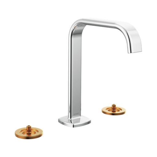 [BRI-65368LF-PCLHP-ECO] Brizo 65368LF-PCLHP-ECO Allaria Widespread Lavatory Faucet Less Handles Polished Chrome