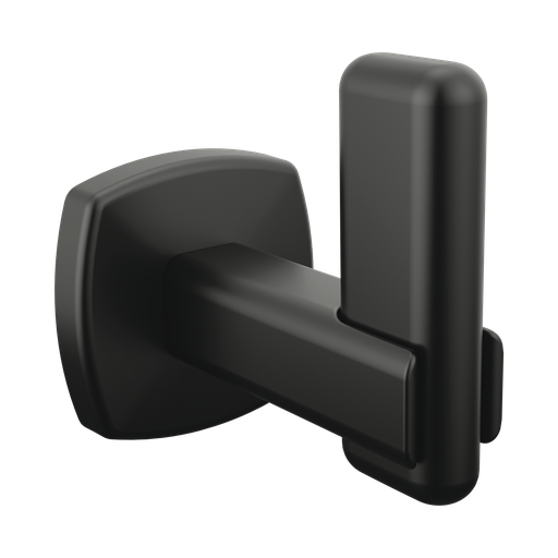 [BRI-693467-BL] Brizo 693467-BL Allaria Robe Hook With Notch Matte Black