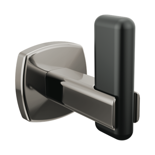 [BRI-693467-BNXBL] Brizo 693467-BNXBL Allaria Robe Hook With Notch Matte Black Brilliance Black Onyx