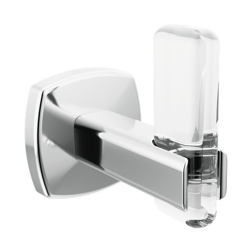 [BRI-693467-PCCL] Brizo 693467-PCCL Allaria Robe Hook With Notch Polished Chrome Clear