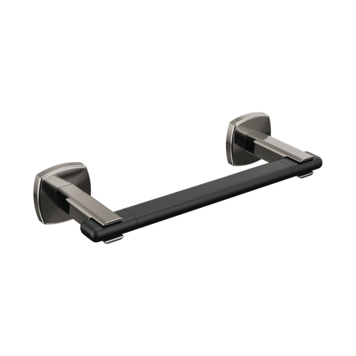 [BRI-694767-BNXBL] Brizo 694767-BNXBL Allaria 8" Mini Towel Bar Matte Black Brilliance Black Onyx