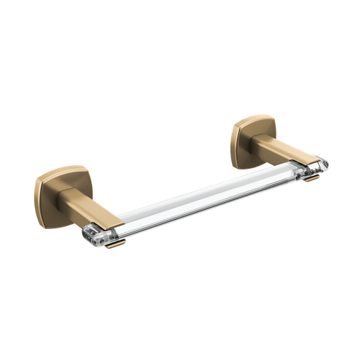 [BRI-694767-GLCL] Brizo 694767-GLCL Allaria 8" Mini Towel Bar Brilliance Luxe Gold Clear