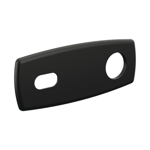 [BRI-696767-BL] Brizo 696767-BL Allaria Wall Plate Lavatory Escutcheon Matte Black