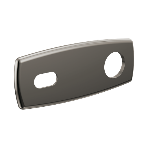 [BRI-696767-BNX] Brizo 696767-BNX Allaria Wall Plate Lavatory Escutcheon Brilliance Black Onyx
